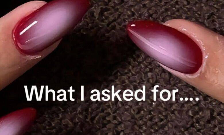 I asked for aura nails – people gasp when they see what I walked out with