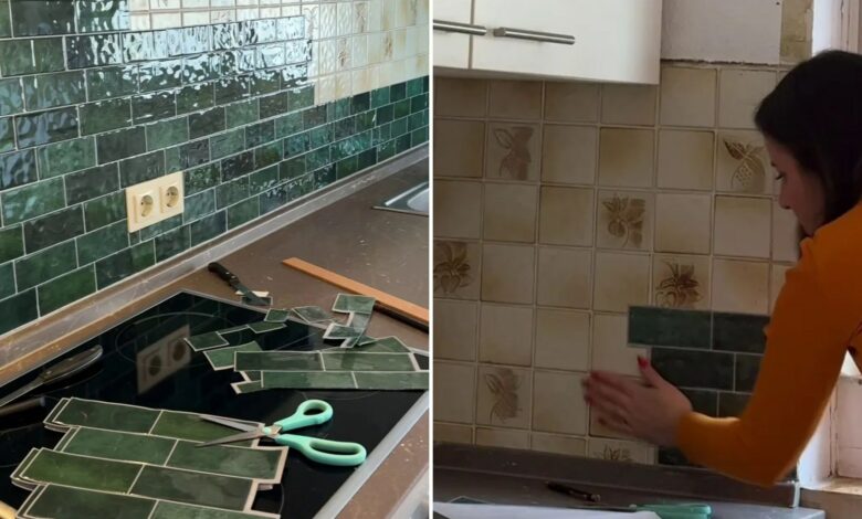 I transformed my kitchen with a £2 purchase from Shein – it took minutes to install