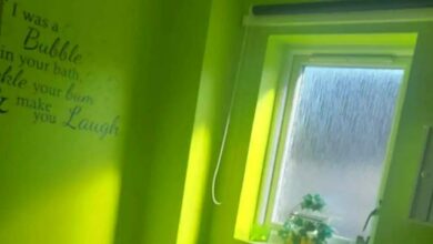 I transformed my ‘terrible’ lime green bathroom on the cheap with Amazon bargains