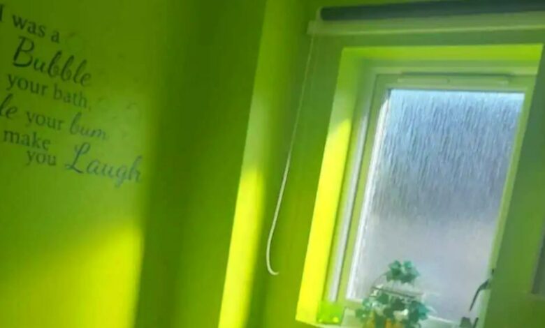 I transformed my ‘terrible’ lime green bathroom on the cheap with Amazon bargains