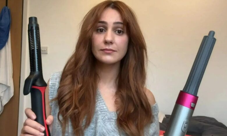 I tried dupes for the £479 Dyson airwrap, TikTok’s £27 curling iron was so easy to use