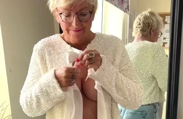 I’m 57 and love showing off my cleavage in cute tops – trolls call me ‘wrong’