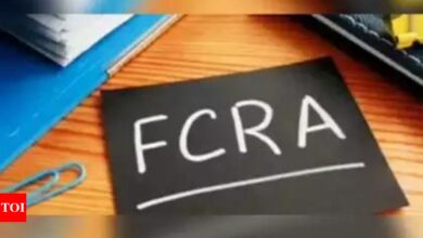 ‘Incitement to malicious protests, forced conversion’: Government lists reasons behind FCRA cancellations | India News – Times of India