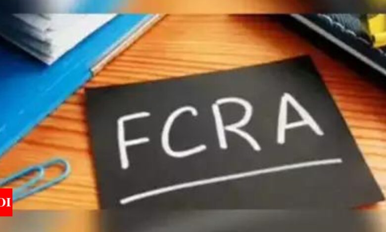 ‘Incitement to malicious protests, forced conversion’: Government lists reasons behind FCRA cancellations | India News – Times of India