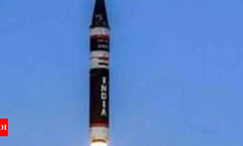 India to test anti-ship missile with a range of more than 1,000 km | India News – Times of India