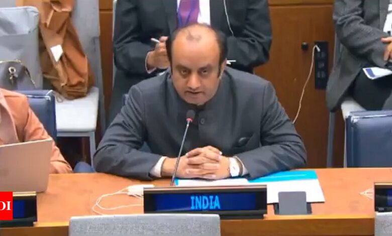 ‘J&K is, was and will remain an integral part of India’: Sudhanshu Trivedi slams Pakistan at the UN | India News – Times of India