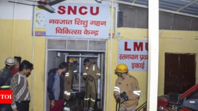 Jhansi Hospital Fire: Young Father Saved Many Babies, But Lost His Twin Girls | India News – Times of India