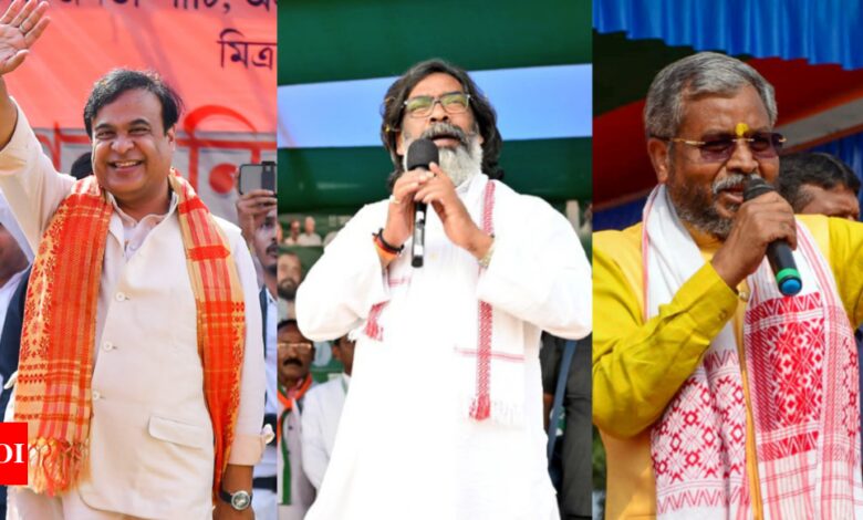 Jharkhand Phase 1 elections: Stage set for high-stakes clash between BJP and INDIA bloc over 43 parliamentary seats | India News – Times of India