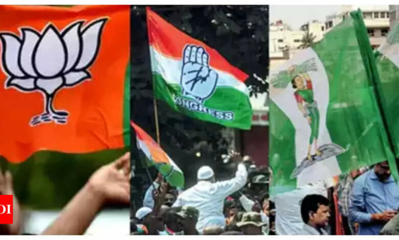 Karnataka bypoll election: BJP, Congress and JD(S) fight to retain current seats | India News – Times of India