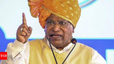 Kharge urges Maharashtra voters to reject leaders who took bribes to switch allegiance | India News – Times of India