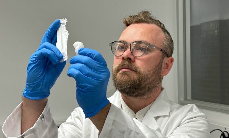 Kill two birds with one stone: Recycled polystyrene material that resembles bird feathers could be used to generate electricity from waste energy in the air