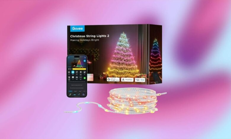 Lowest price this year: Govee’s smart holiday string lights with endless effects