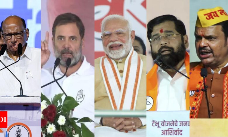 Maharashtra Election Highlights 2024: Mahayuti led by BJP leads in race against Maha Vikas Aghadi, trends show | India News – Times of India