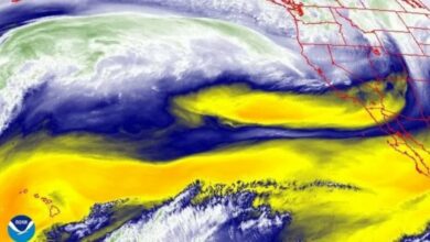 Major bomb cyclone threatens the west coast with intense rain and wind