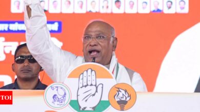 Mallikarjun Kharge salvo at Amit Shah over Article 370 ‘strikes’ Congress-NC ties | India News – Times of India