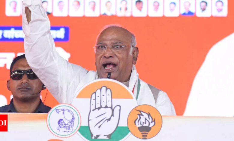 Mallikarjun Kharge salvo at Amit Shah over Article 370 ‘strikes’ Congress-NC ties | India News – Times of India