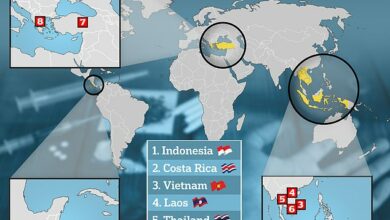 Map reveals global methanol poisoning hotspots where YOU could be at risk, as travelers are urged to watch out for subtle symptoms