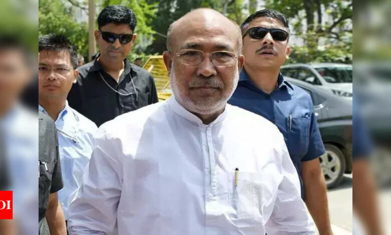 ‘Matter of shame’: Manipur CM Biren Singh condemns attacks and looting during protest | India News – Times of India