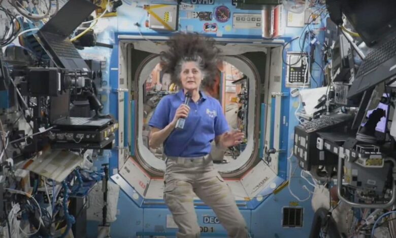 NASA astronaut Sunita Williams refutes health concerns during ISS mission