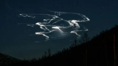 NASA rockets create artificial clouds under the Northern Lights in Norway