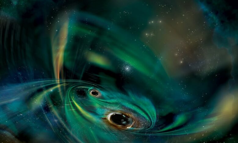 NASA’s Swift discovers two black holes disrupting the galactic gas cloud