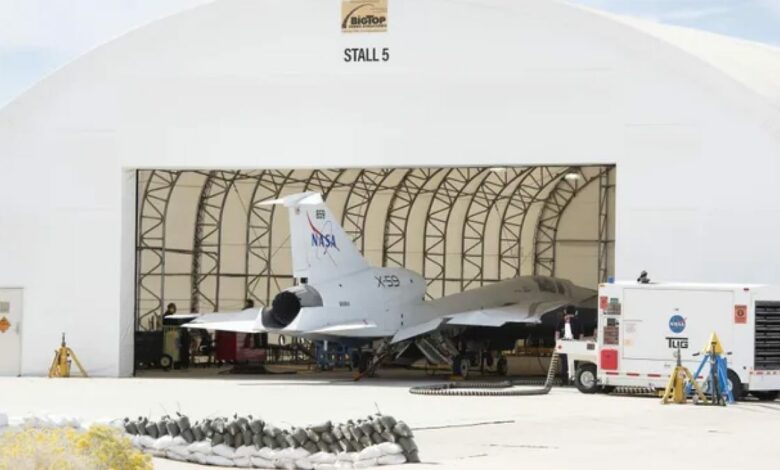 NASA’s X-59 Supersonic Jet is almost ready for its first flight