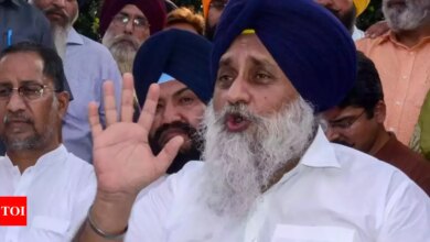 No Badal at the helm of SAD for the first time in more than 30 years as Sukhbir Singh Badal quits | India News – Times of India