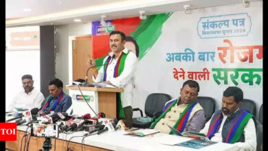 No mention of the influx from Bangladesh in the manifesto of BJP ally Ajsu | India News – Times of India