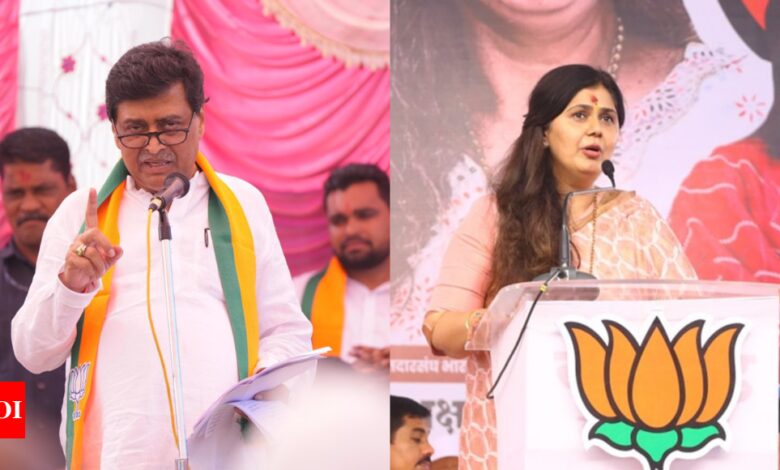 ‘Not in good taste’: Now BJP’s Ashok Chavan and Pankaja Munde reject ‘batenge, katenge’ slogan – Times of India