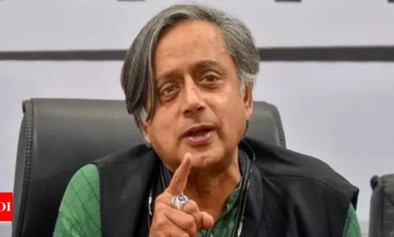 ‘Not machines, but machines’: Tharoor differs from Kharge on EVMs, highlights systemic issues | India News – Times of India