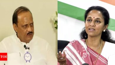 ‘One of them is my sister’: Ajit Pawar responds to BJP’s bitcoin scam charge against Supriya Sule | India News – Times of India