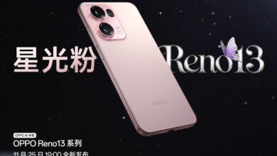 Oppo Reno 13 Key specs and color options confirmed ahead of debut