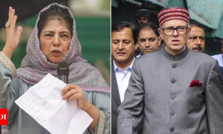 ‘Our hands are already stained with blood’: Mehbooba warns Omar Abdullah over comments on Indus Treaty | India News – Times of India