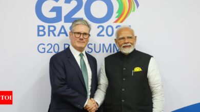 PM Modi and British Prime Minister Keir Starmer discuss strategic partnership at G20 summit – Times of India