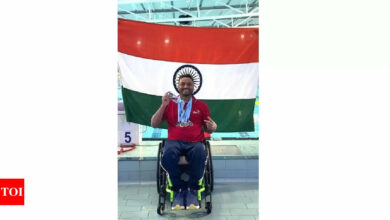 Para swimmer Shams Aalam sets world record at 14th National Takshila Open Water Swimming Competition 2024 | India News – Times of India