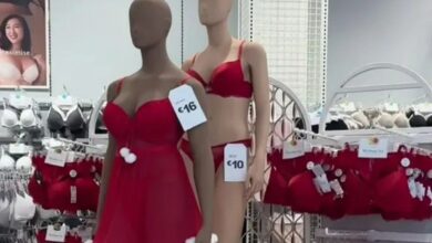 Primark unveils a range of sexy Santa lingerie from £4 for Christmas