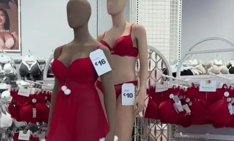 Primark unveils a range of sexy Santa lingerie from £4 for Christmas