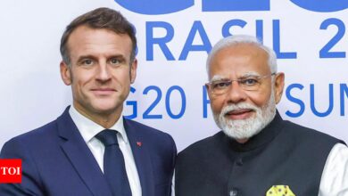 Prime Minister Modi and Macron commit to strengthening strategic ties between India and France, focusing on defense and AI | India News – Times of India