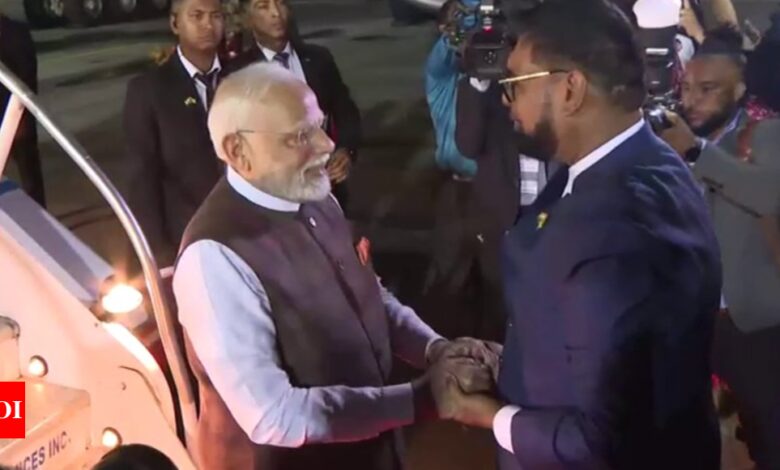 Prime Minister Modi becomes the first Indian Prime Minister in 56 years to visit Guyana | India News – Times of India