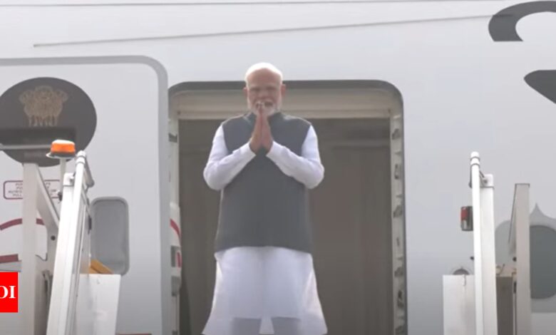 Prime Minister Modi leaves for a five-day visit to Nigeria, Brazil and Guyana | India News – Times of India