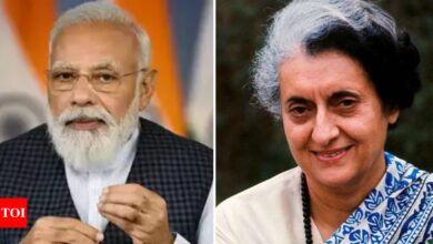 Prime Minister Modi pays tribute to Indira Gandhi on her 107th birth anniversary – Times of India