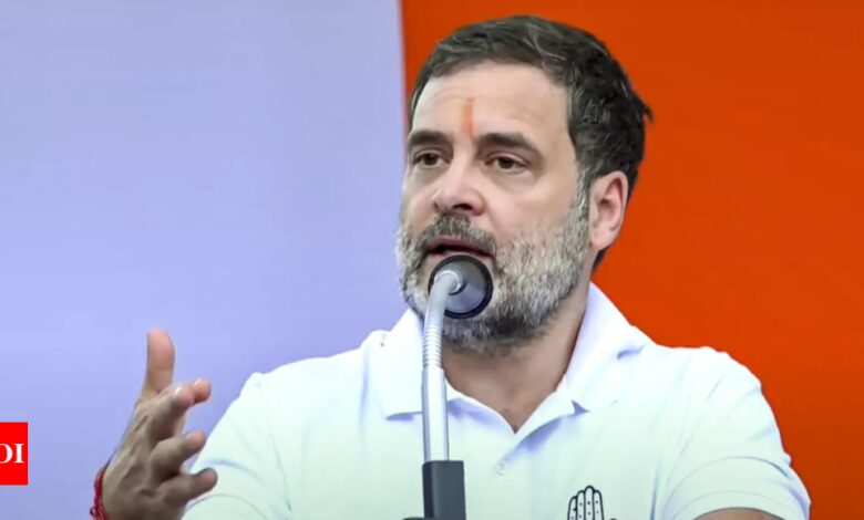 Rahul Gandhi backs Telangana caste probe and questions PM’s silence on discrimination | India News – Times of India