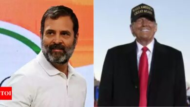 Rahul Gandhi congratulates Donald Trump on election win and wishes Kamala Harris ‘all the best’ | India News – Times of India