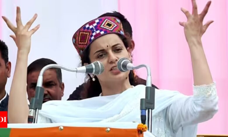 ‘Rahul needs notes’: Kangana Ranaut attacks Congressman over ‘amnesia’ remark against PM Modi | India News – Times of India