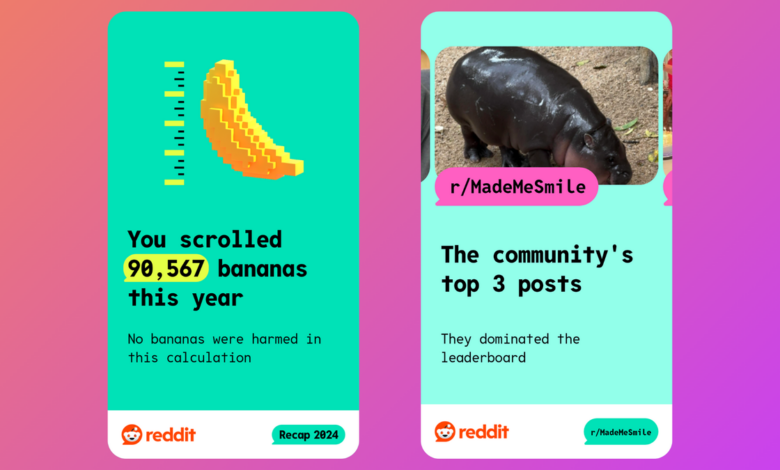 Reddit Recap 2024 is live – here’s how you get your recap and find out how many bananas you scrolled this year