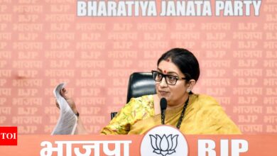 Resolution to restore Article 370, an attempt to divide India: BJP | India News – Times of India