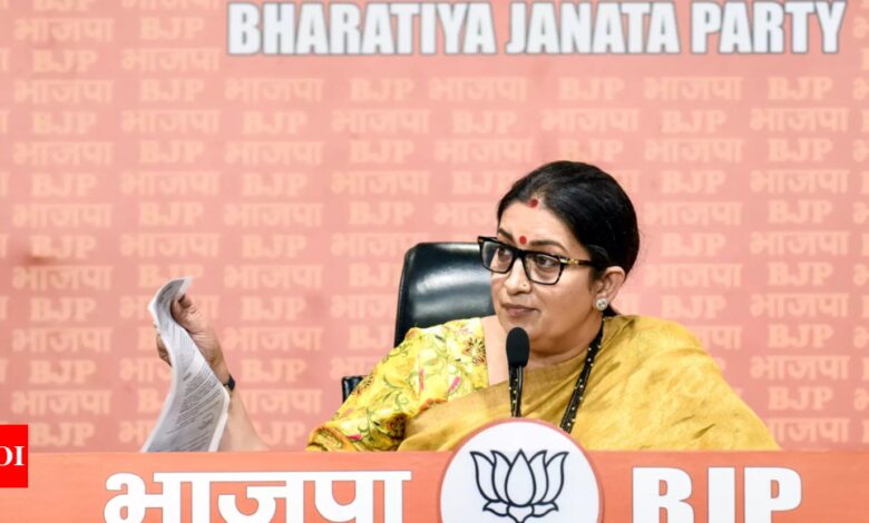 Resolution to restore Article 370, an attempt to divide India: BJP | India News – Times of India