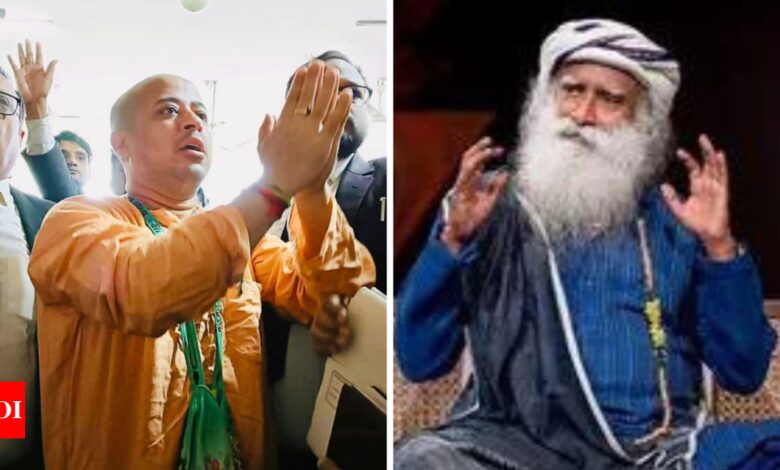 Sadhguru condemns arrest of Hindu priest Chinmoy Krishna Das in Bangladesh | India News – Times of India