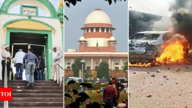 Sambhal Mosque row: SC stops trial, internet restored, Friday prayers held peacefully – 10 points | India News – Times of India