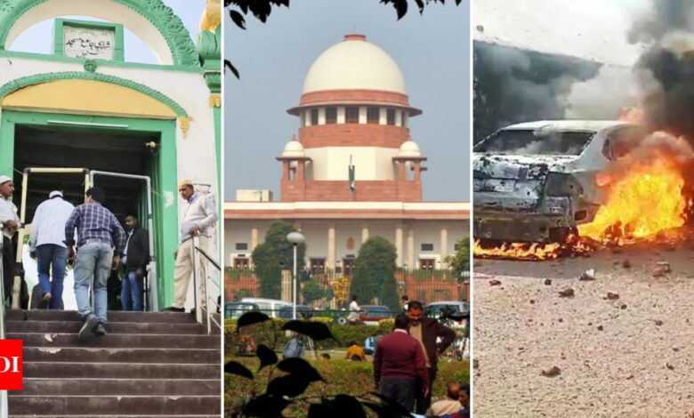 Sambhal Mosque row: SC stops trial, internet restored, Friday prayers held peacefully – 10 points | India News – Times of India